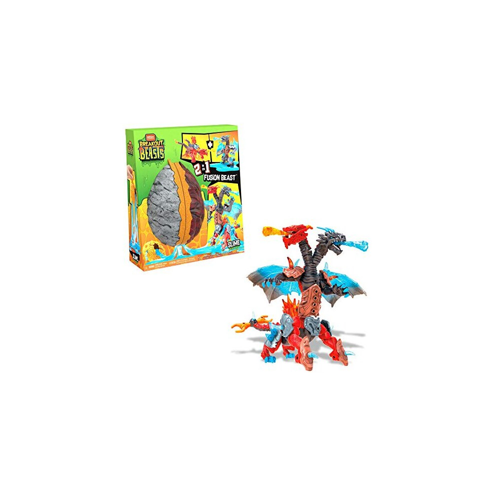 Mega Construx Breakout Beasts 2-in-1 Fusion Beast