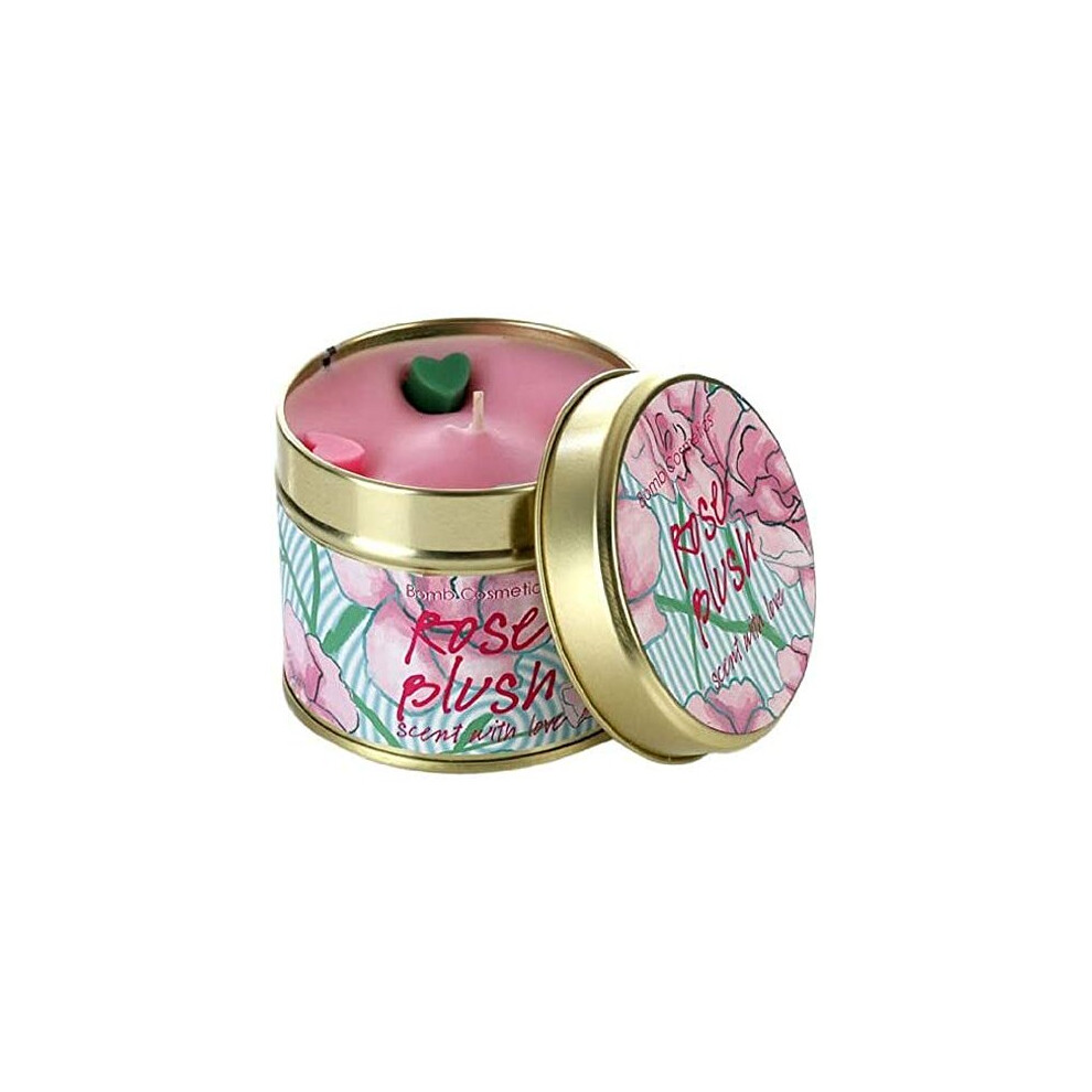 Bomb Cosmetics Rose Blush Scented Tin Candle