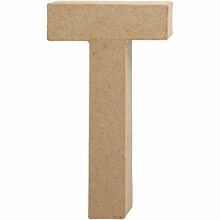 Creativ 20.5 cm 1-Piece Papier Mache Letter T