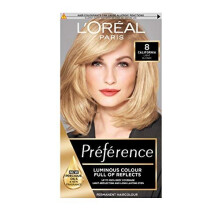 L'Oreal Preference 8 California Permanent Hair Dye, Natural Light Blonde