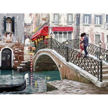 Richard Macneil (Venice Bridge) 30 x 40 x 4cm Canvas Print
