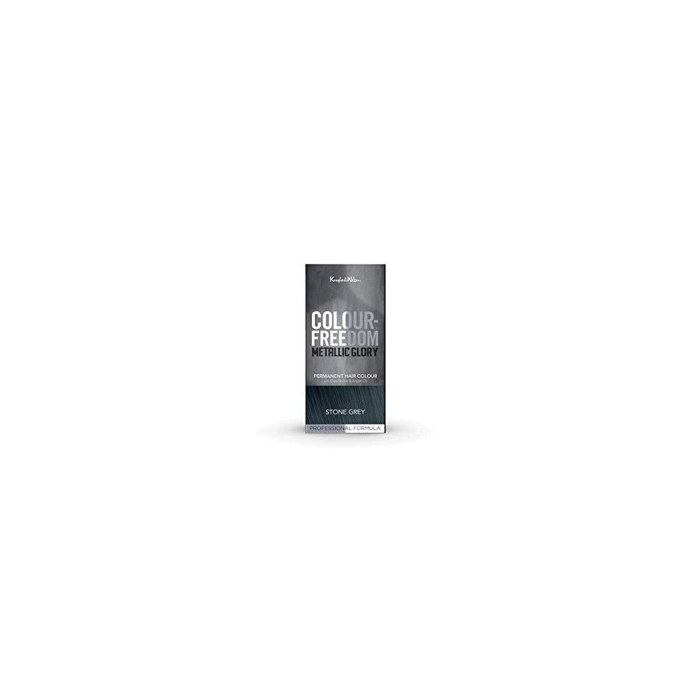 Knight & Wilson Colour Freedom Metallic Glory Stone Grey Permanent Hair Colour