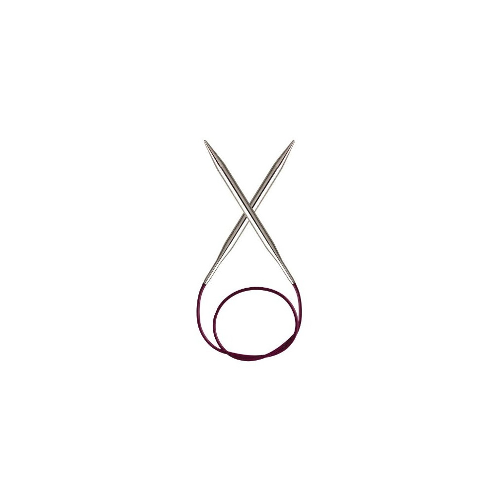 Knitpro Silver 80 Cm X 6 Mm Nova Fixed Circular Needles,