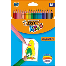 BIC Kids Tropicolors 2 Colouring Pencils 18 Pack