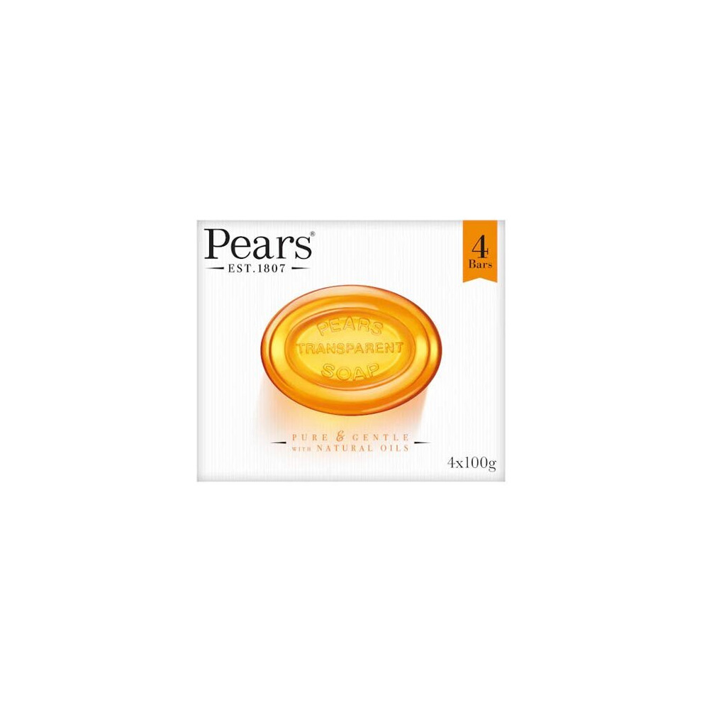 Photos - Shower Gel Pears Transparent Soap - 4 x 100g