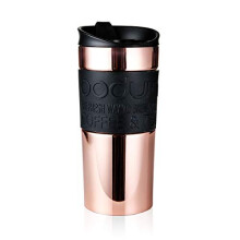 BODUM TRAVEL MUG Vacuum Travel Mug, 0.35 l, flip lid, copper