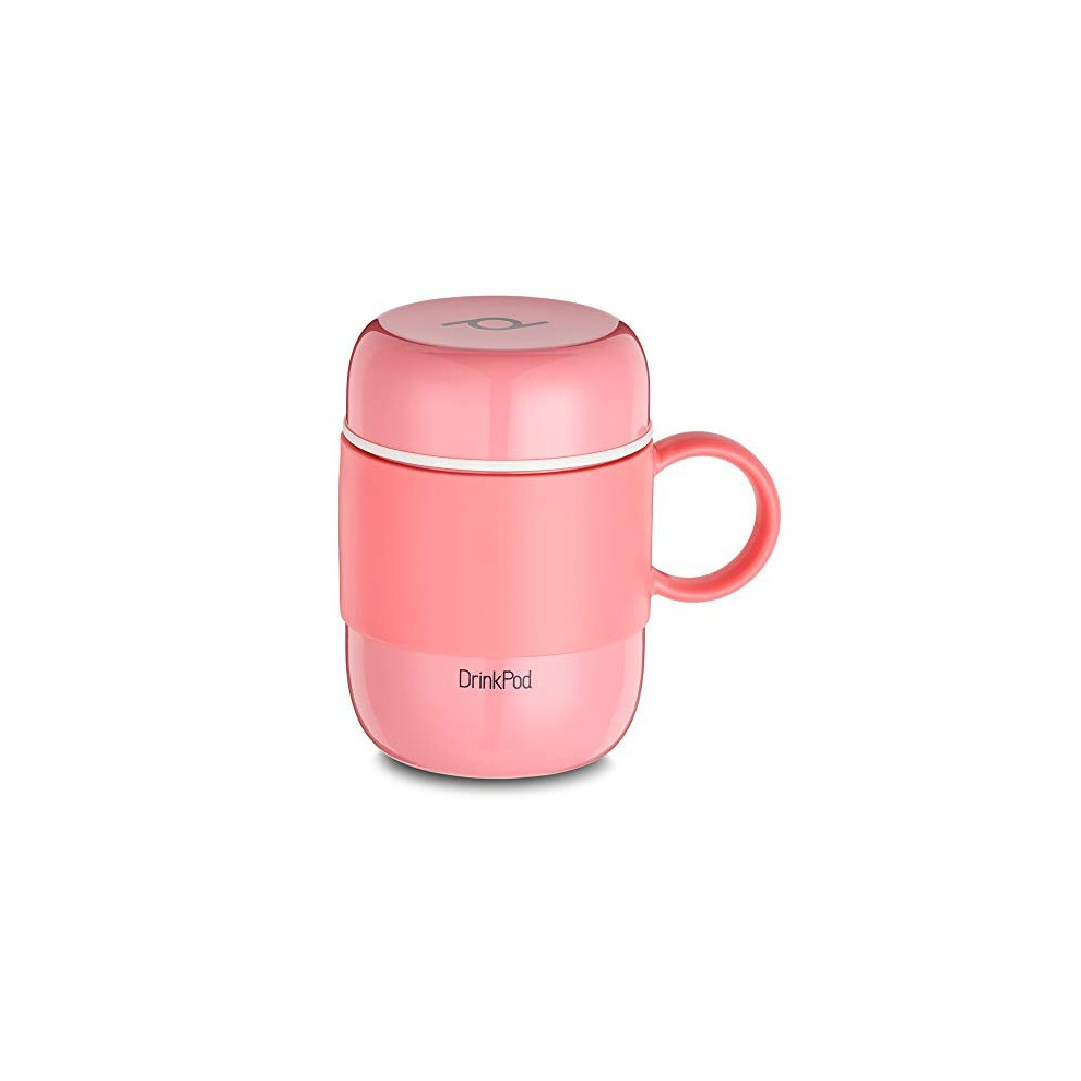 Pioneer Thermal Drink Flask Mug, 18/10 Stainless Steel, Pink, 12 x 8 x 12 cm