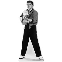 Star Cutouts Cut Out of Elvis Shooting with Guitar