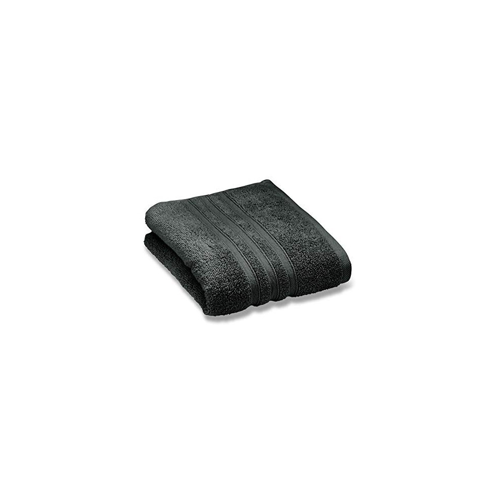 Catherine Lansfield Cotton, Charcoal, Bath Towel