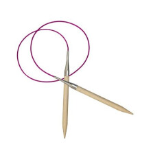 KnitPro 120 cm x 12 mm Basix Fixed Circular Needles, Birch