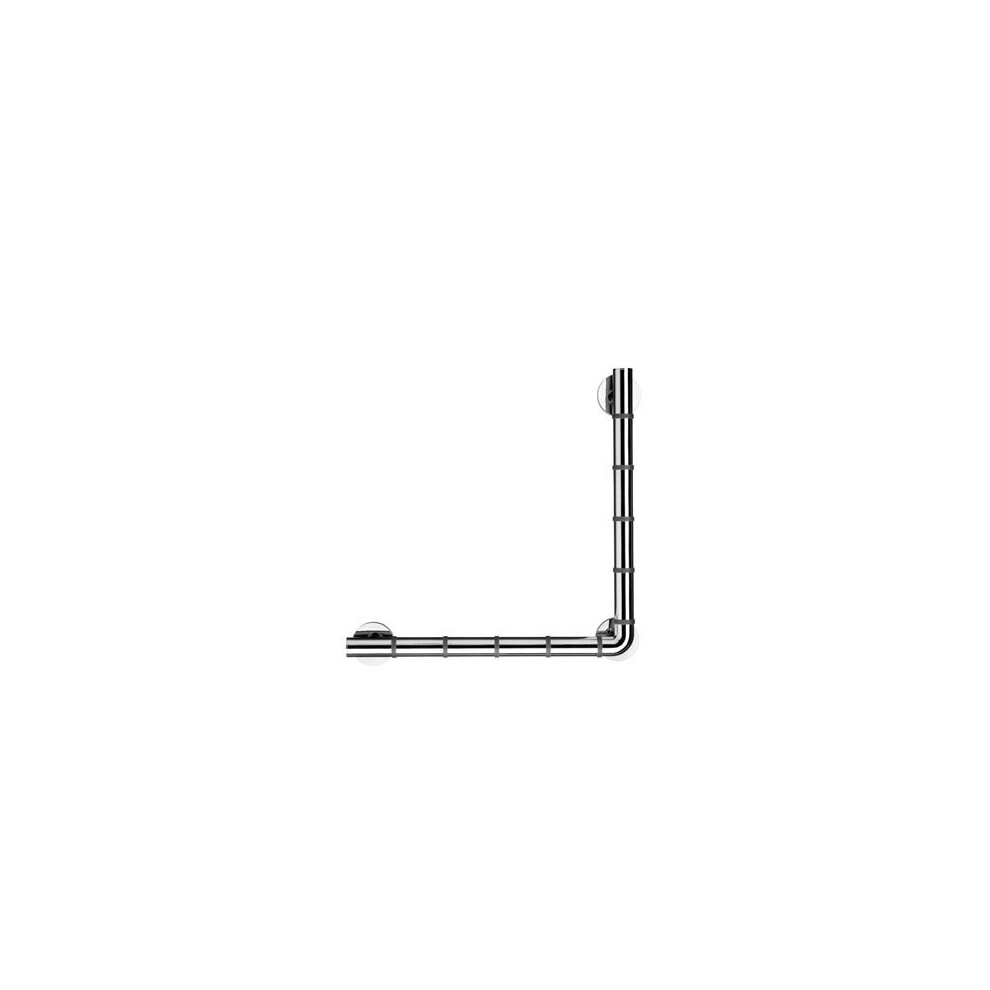 Croydex AP531041 Grab N Grip Safety Support Rail L-Shaped Heavy Duty Grab Bar for Bathroom