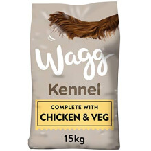 Wagg Kennel Chicken and Veg Complete Dry Dog Food, 15 kg