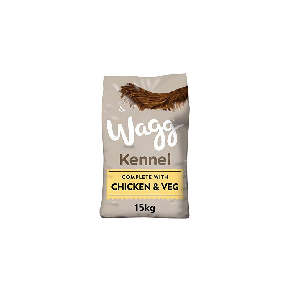 Wagg Kennel Chicken and Veg Complete Dry Dog Food, 15 kg