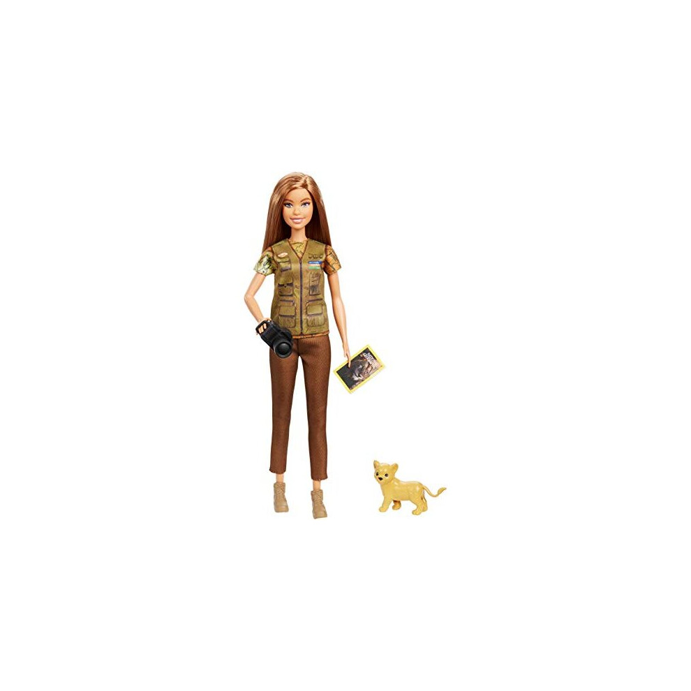 Barbie Gdm46 Photojournalist Doll, Multicolour
