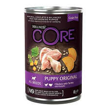 Wellness CORE Puppy, Dog Food Wet Grain Free, Chicken and Turkey, 6 x 400 g