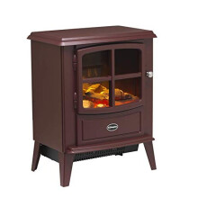 Dimplex Brayford Burgundy Electric Fire, Steel, 2000 W