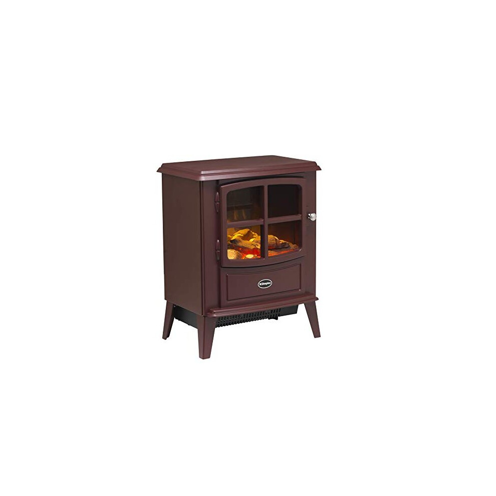 Dimplex Brayford Burgundy Electric Fire, Steel, 2000 W