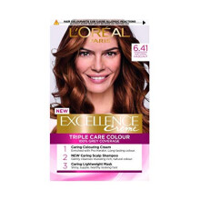 L'Oreal Excellence Permanent Hair Dye, 6.41 Natural Hazelnut Brown