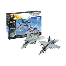 Revell RV05677 Top Gun 2 Movie Set Maverick Plastic Model kit, Unpainted