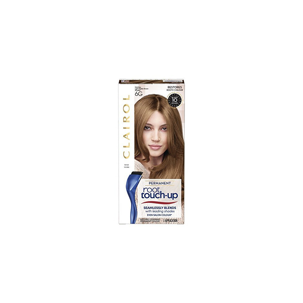 Clairol Root Touch-Up Permanent colour creme(15 ml), Colour activating Lotion(15ml),Brush and Bowl