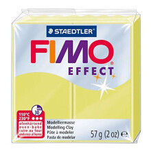 Polymeerimassa - Staedtler - Fimo effect sitriini 106 - 56g - Keltainen - Uunissa kovettuva 110C