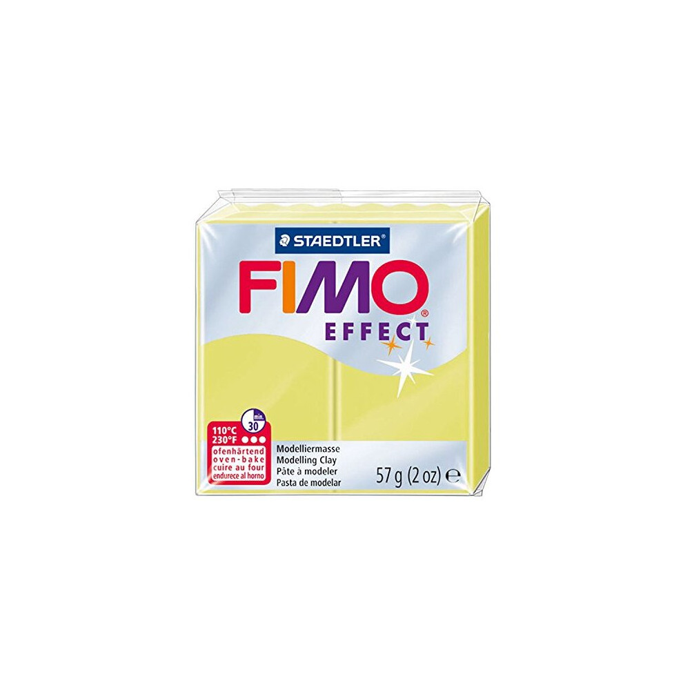 Staedtler Fimo Effect 8020-106 Oven Hardening Modelling Clay, 57 G - Citrus