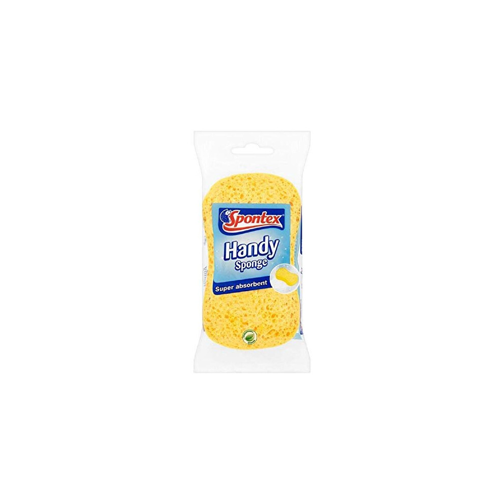 Spontex Handy Sponge - Pack Of 1 - Durable Multi-Purpose Cleaning Sponge For Kitchen & Bathroom