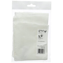 Pebeo 40 x 150 cm Silk Shawl, White