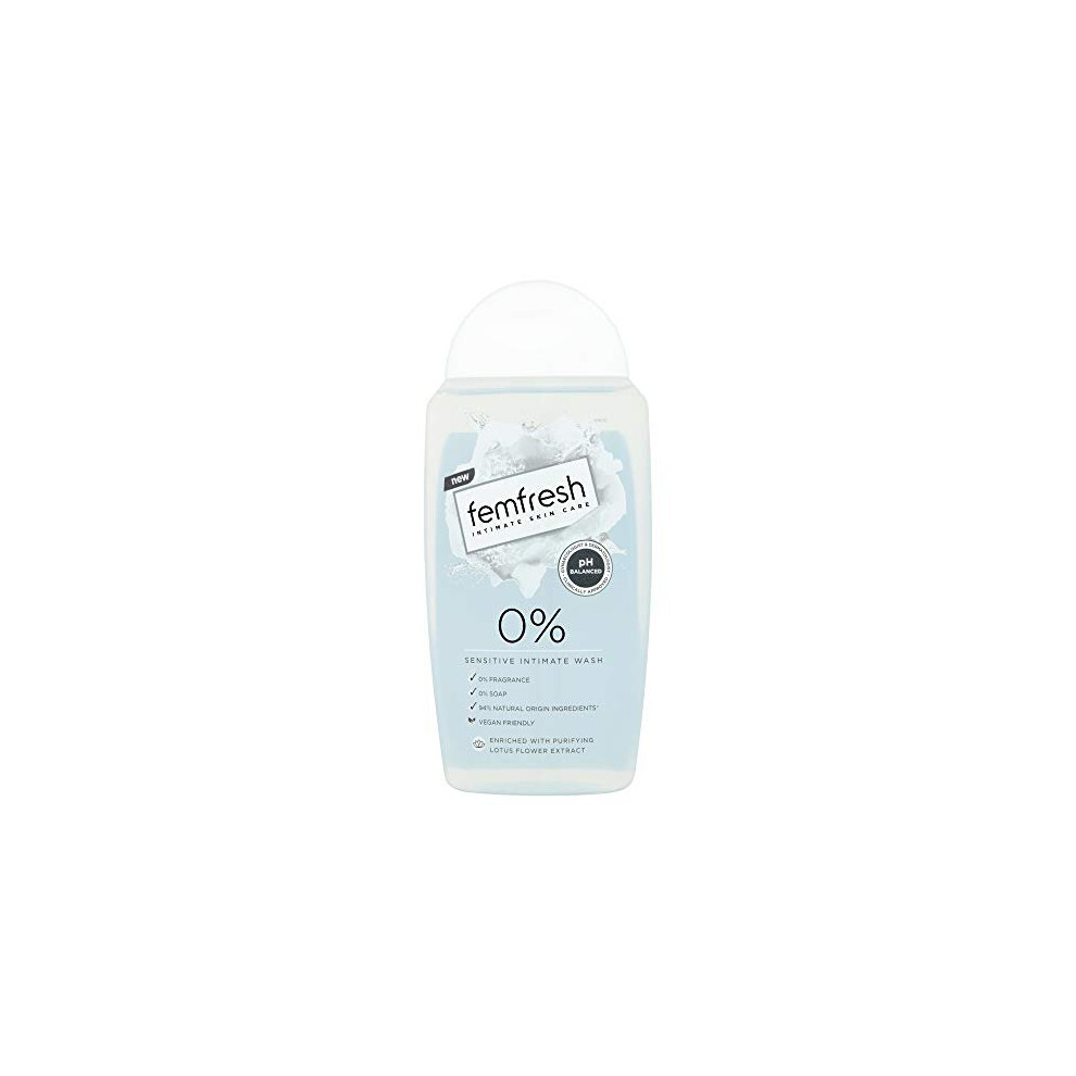 Femfresh Intimate Skin Care 0% Wash, 250ml