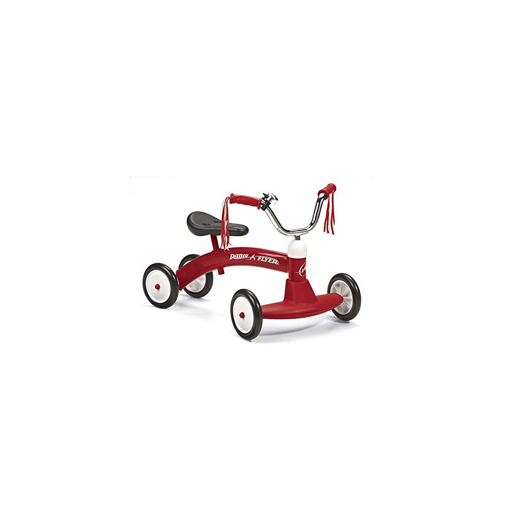 Radio Flyer RF20 Scoot-About, Toddler Ride On Toy, Ages 1-3, Red