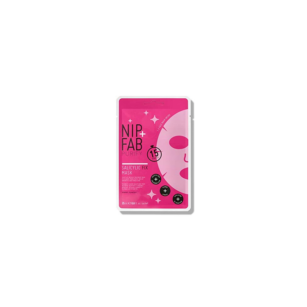Nip+Fab Teen Skin Fix Salicylic Acid Sheet Mask 25Ml