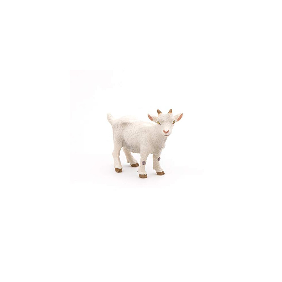 Papo 51146 White kid goat FARMYARD FRIENDS Figurine, Multicolour