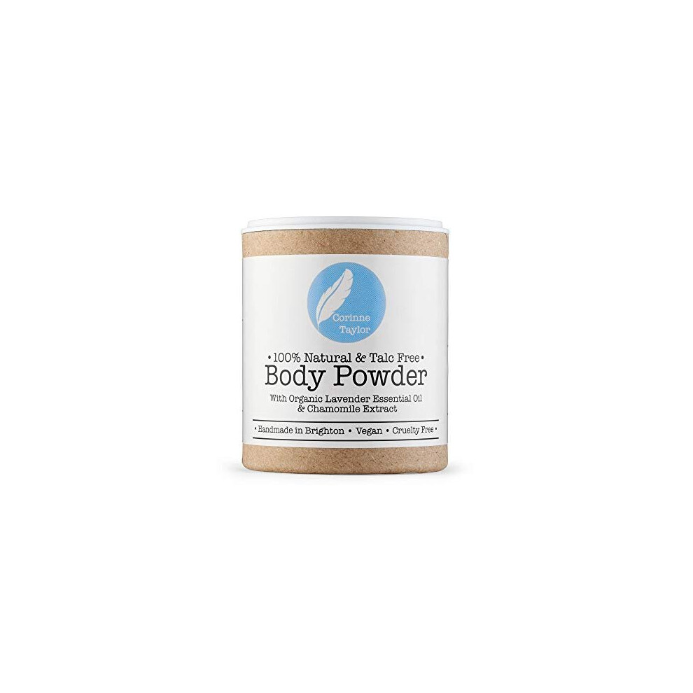 Corinne Taylor Talc Free Body Powder. 100% Natural, Vegan, Cruelty Free, Organic - 85g, CT-BP-85