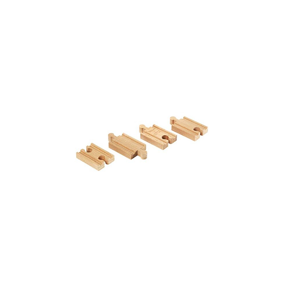 BRIO World - Mini Straights Wooden Train Track for Kids Age 3 Years and Up, Compatible with all BRIO Train Sets