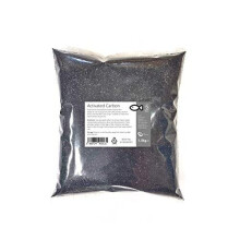 Intralabs Activated Carbon Water Filter Media, Ultra Porous Small Stone, Black, 1.5kg