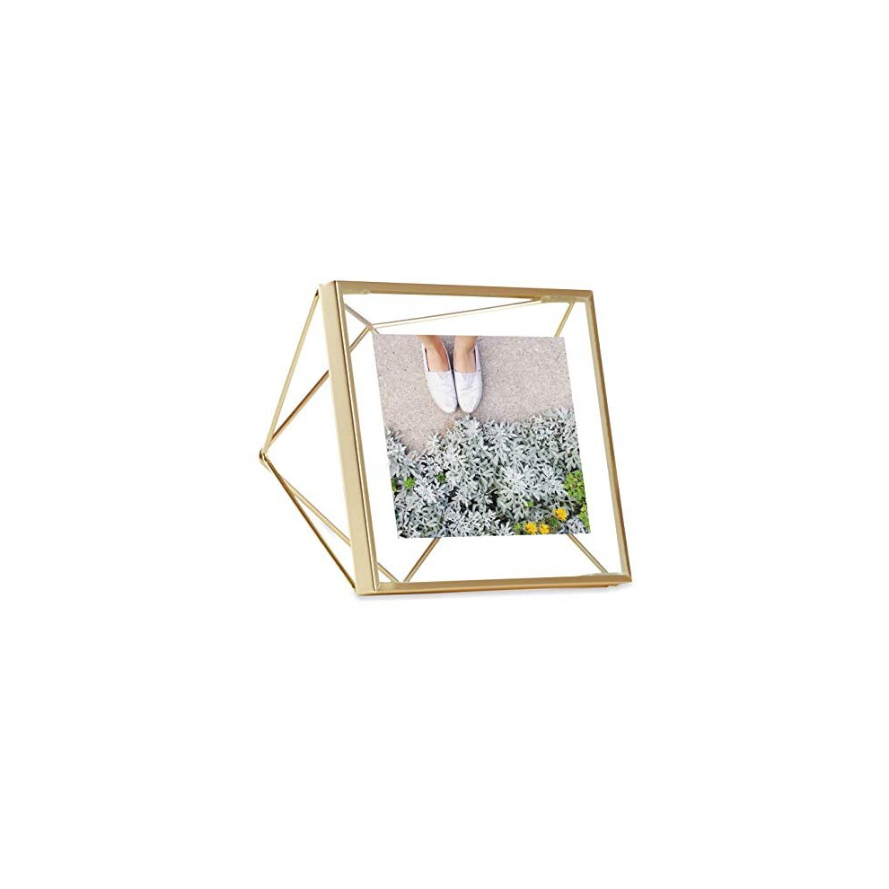 Umbra Prisma Multi Photo Frame in Steel, Matte Gold