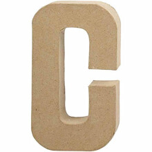 Creativ 20.5 cm 1-Piece Papier Mache Letter C