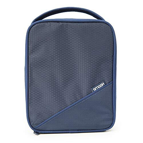 Smash Smash Insulated Lunch Bag, Polyester, Navy, 8cm x 18cm x 25cm