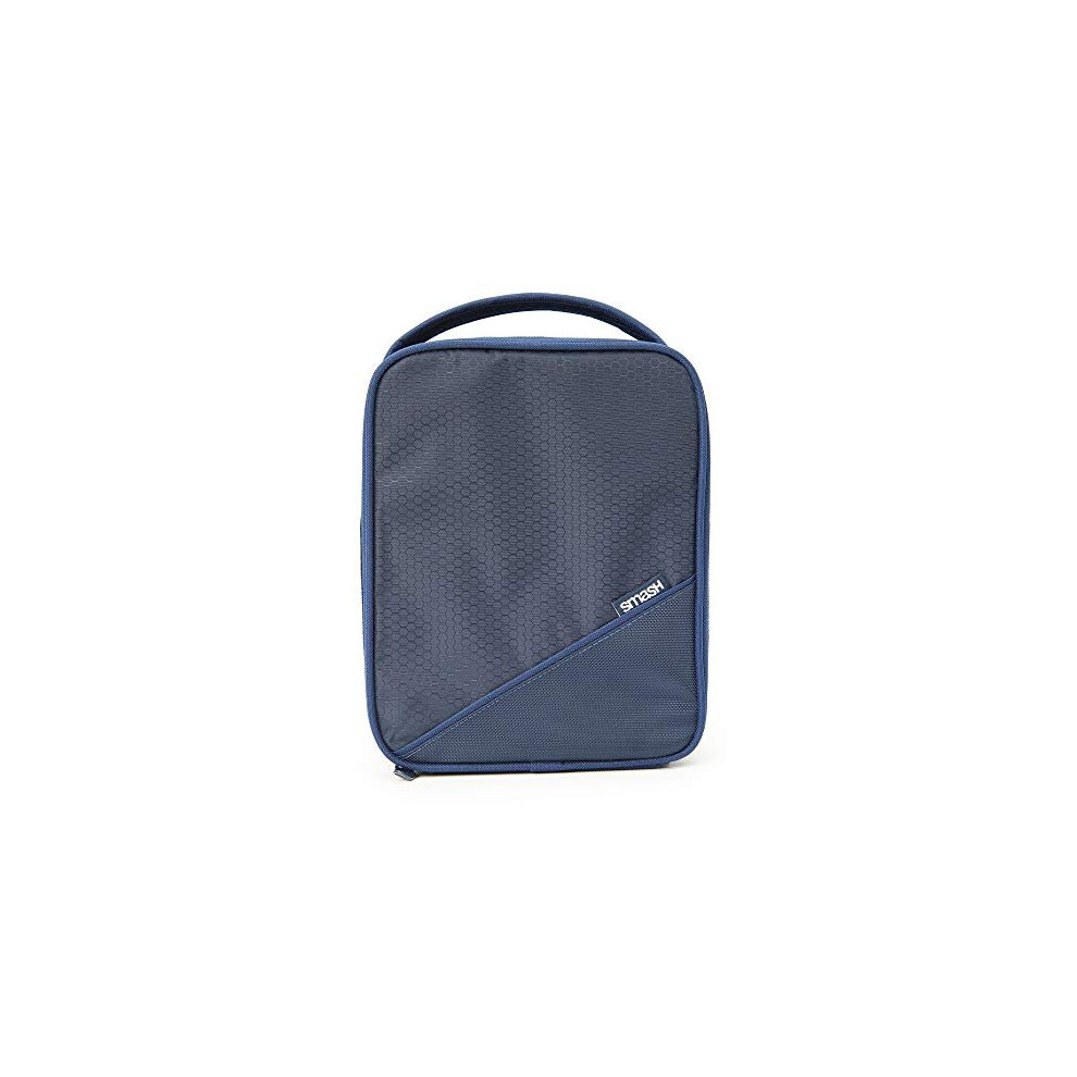 Smash Insulated Lunch Bag, Polyester, Navy, 8cm x 18cm x 25cm