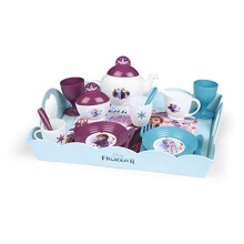 Disney 310513 Frozen 2 Kids Party Set | Pretty Tray with 17 Accessories Including Play Cutlery | Ages 3+, Plateau Tea Time XL
