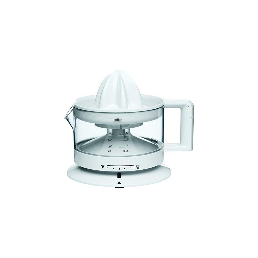 Braun Electric Citrus Press, 350 ml , 20 W, White-image-OPC-P6FM6MW-NEW