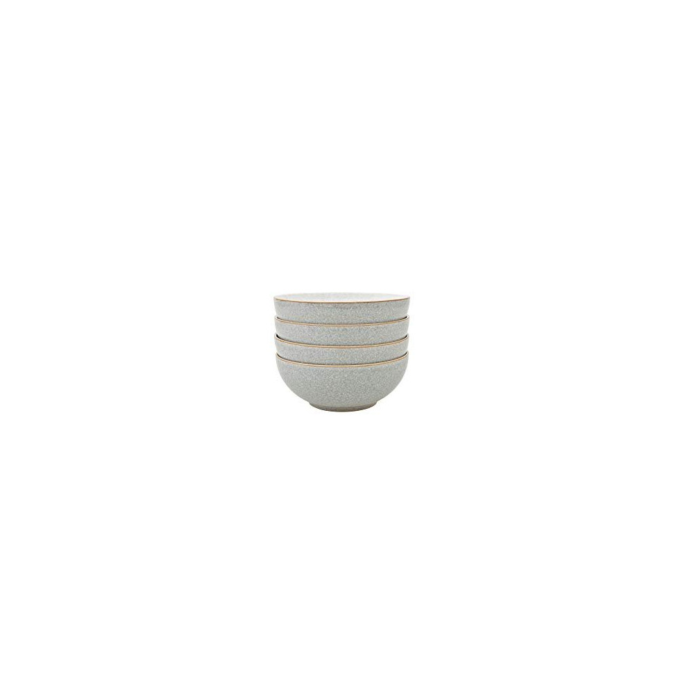 Denby Elements 4 Piece Cereal Bowl Set Light/Grey
