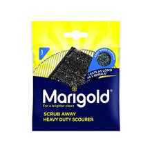 Marigold Scrub Away Heavy Duty Stainless Steel Scourer, 20 Single Packs