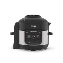 Ninja Foodi OP350UK Electric Multi-Cooker - All-in-One Pressure Cooker & Air Fryer, Grey & Black