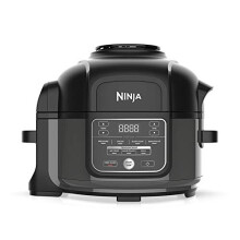 Ninja Foodi Mini Multi-Cooker [OP100UK], 4.7L, Black/GreyPressure Cooker and Air Fryer, Grey and Black