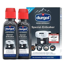Durgol Swiss Espresso Special Decalcifier for all Coffee Machines, 2 x 125ml