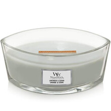 WoodWick - Lavendel & Zedern Ellipse Glas Kerze