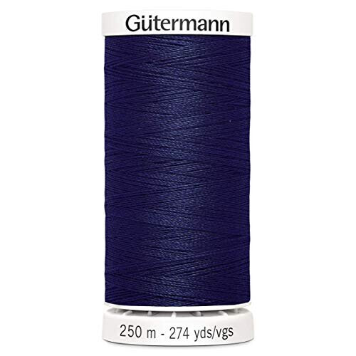 Gütermann Gutermann Sew-All Polyester Thread, 250m, Navy Blue (0310) – Versatile, strong, colorfast sewing thread for all fabrics