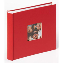 walther design ME-110-R Fun Standart high quality memo slip-in album with die cut for your personal picture, for 200 photos, 4 x 6 inch (10 x 15 cm),