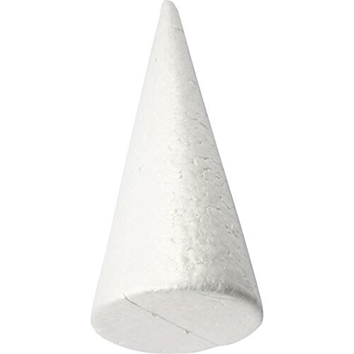Creativ 25 cm 1-Piece Polystyrene Cone